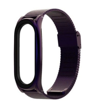 Bransoleta Milaneseband Xiaomi Mi Band 3/4/5/6 Purple