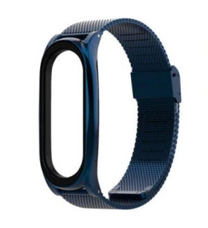 Bransoleta Milaneseband Xiaomi Mi Band 3/4/5/6 Blue
