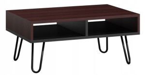 Ława stolik kawowy DORA wenge - czarny loft retro