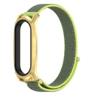Opaska Pasek Do Xiaomi Mi Band 3/4/5/6 Nylonowy Zielony