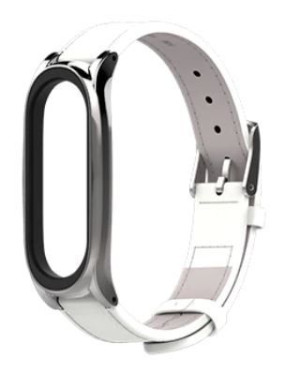 Bransoleta Skóra Eko Do Xiaomi Mi Band 3/4/5/6