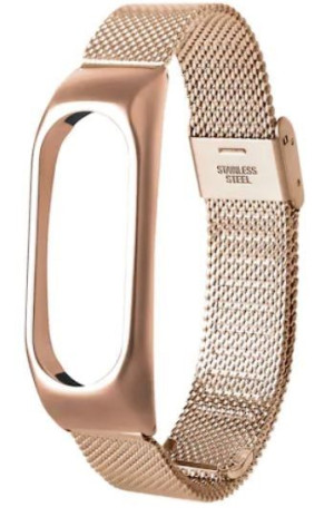 Bransoleta Milaneseband Xiaomi Mi Band 2 Golden Rose