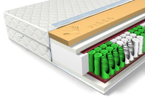 Materac Supreme 160x200 Visco Memory, Sprężyny Kieszeniowe