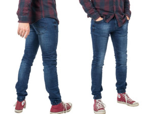 Spodnie Męskie Jeansy ze Ściągaczami 2901 r 84 cm