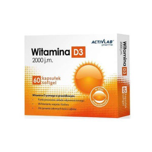 ACTIVLAB Witamina D3 2000IU - 60softgels