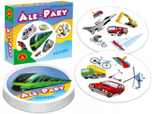 ALEXANDER Karciana Gra ALE PARY POJAZDY Karty 2228