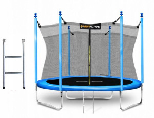 TRAMPOLINA ogrodowa DUŻA BEZPIECZNA SOLIDNA 374cm