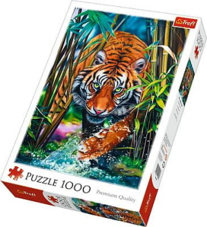 Trefl Puzzle 1000el Drapieżny tygrys