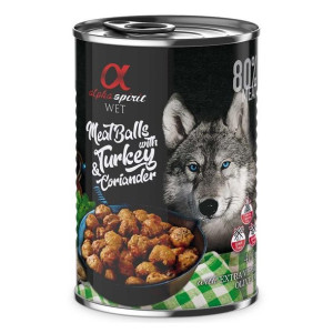 Alpha Spirit Mięsne Klopsiki Z Indykiem I Kolendrą 400 g