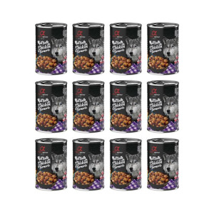 Pakiet Alpha Spirit Mięsne Klopsiki z Kurczakiem i Kurkumą 12 x 400 g