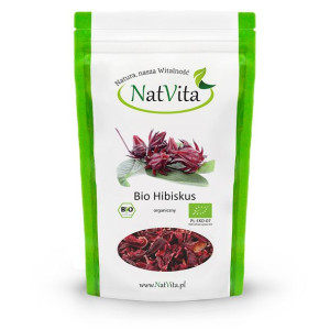 Hibiskus BIO kwiat suszony 150g NatVita
