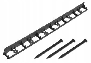 Obrzeże trawnikowe ogrodowe ECO RIM-BORD 45/1000mm + 3 kotwa