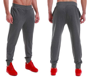 Duże Spodnie Dresowe Męskie Dresy 4368 4XL Antracyt