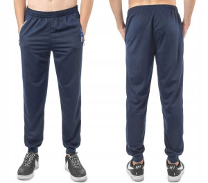 Spodnie Dresowe Męskie Dresy Sport 4707 XL granat