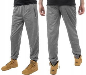 Spodnie Dresowe Męskie Dresy Sportowe 4344-01 r L
