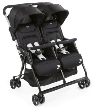 Chicco spacerowy wózek bliźniaczy Ohlala Twin Black Night
