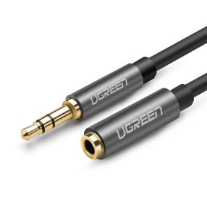 Ugreen przedłużacz AUX 3,5 mm mini jack 3m srebrny 10595