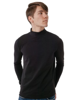 Elegancki półgolf sweter męski golf S12 XL czarny