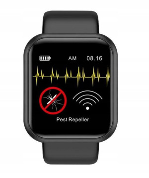 SMARTWATCH ODSTRASZACZ owadów komarów kleszczy 2w1