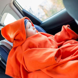 Baby Wrapi Active - Kocyk Z Rękawami - Rudy