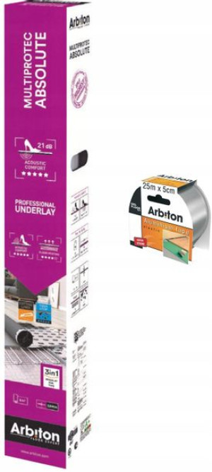 Podkład ARBITON MULTIPROTEC ABSOLUTE 3mm + taśma