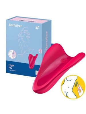 stymulator - high fly finger vibrator ( red )