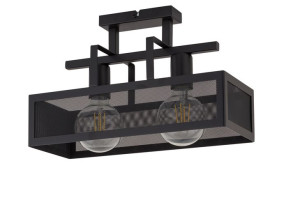 Plafon ALBERT 2 czarny Sigma 32176 Lampa Metalowa Czarna