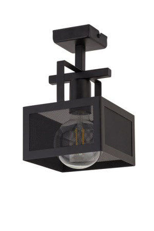 Lampa Sufitowa Plafon Czarny ALBERT 1 Sigma 32178 Metalowa Lampa