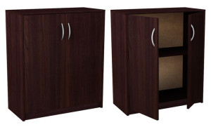 Komoda na ubrania szafka półka  K017 wenge74 cm