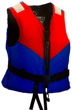 Kamizelka asekuracyjna KAPOK 50N M red 30-50 kg atest CE _____AQUA SPORT