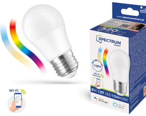 Żarówka LED E27 5W RGB +W DIMM Smart WiFi TUYA