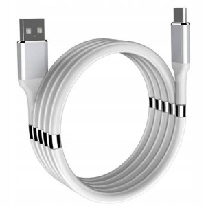 Łatwozwijalny Kabel Typ-c Usb 1m Qc 3.0 Na Magnesy