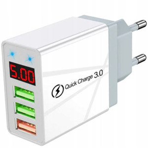 Szybka Ładowarka Sieciowa Usb Quick Charge 3.0 Led