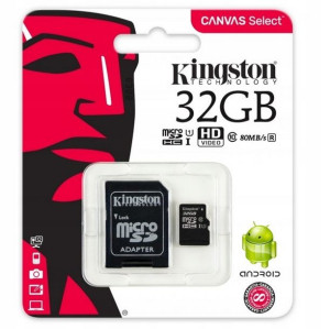 Karta Pamięci Microsd 32gb Kingston Hq Z Adapterem