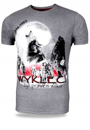 Koszulka Patriotyczna Żołnierze Wilk L Cie.Melanż