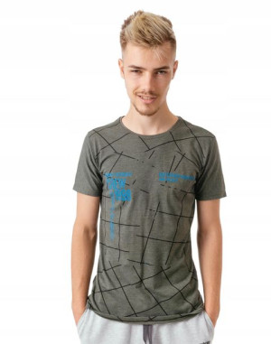 Koszulka Podkoszulek Męski T-shirt Top KM09-15 r M