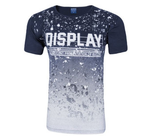 Koszulka Podkoszulek T-shirt Męski KP04 XXL granat
