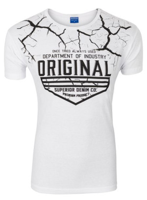 Koszulka Podkoszulek T-shirt Męski 309 r XXL biały