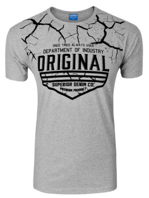 Koszulka Podkoszulek T-shirt Męski 309 r L melanż