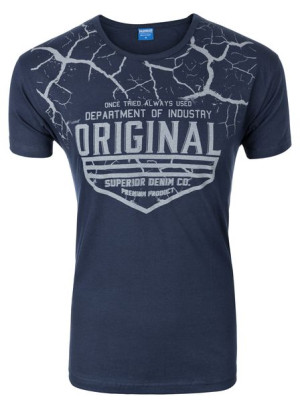 Koszulka Podkoszulek T-shirt Męski 309 XL granatowy