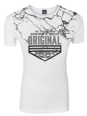 Koszulka Podkoszulek T-shirt Męski KP06 3XL biały