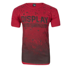 Koszulka Podkoszulek T-shirt Męski KP05 XXL czerwony
