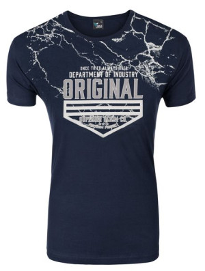 Koszulka Podkoszulek T-shirt Męski KP06 XXL granat