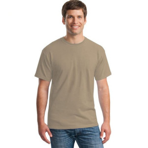 Koszulka Podkoszulek Tshirt Męski 745 3XL beżowy