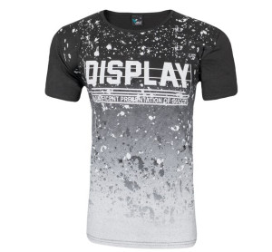 Koszulka Podkoszulek T-shirt Męski KP05 XL czarny