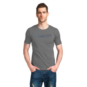 Koszulka Podkoszulek Tshirt Męski TM03 3XL szary