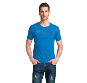 Koszulka Podkoszulek Tshirt Męski TM03 5XL niebieski