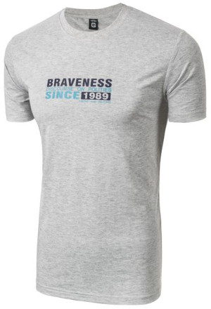 T-shirt Koszulka Koszulki Męskie 67310 XXL melanż