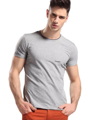 T-shirt Koszulka Koszulki Męskie 327 r 3XL melanż