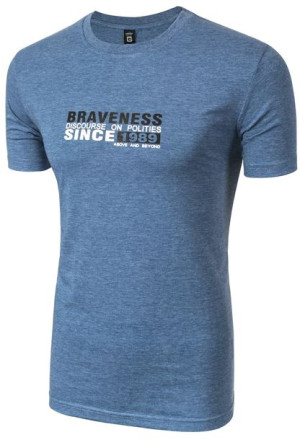 T-shirt Koszulka Koszulki Męskie 67310 4XL jeans